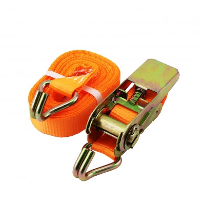 25MM 800KG Ratchet tie down strap with double J hook