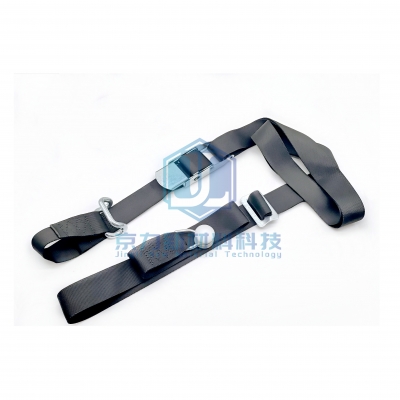 50MM Curtainside Internal Cargo Load Over Center Buckle Strap with Rave Hook and Roller