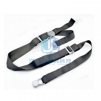 50MM Curtainside Internal Cargo Load Over Center Buckle Strap with Combi Flat Hook and Roller