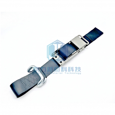 45MM Stainless Steel Curtainside Trailer External Curtain Strap Over Center Buckle Strap with Rave Hook