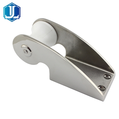 Marine 316 Nylon Sheave Stainless Steel Anchor Bow Roller Bracket with Non-Slip Mat