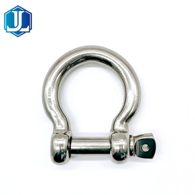 304 / 316 Stainless Steel European Type Bow Shackle with Screw Pin